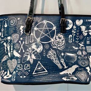 Witchy Large bag in dark blue|navy